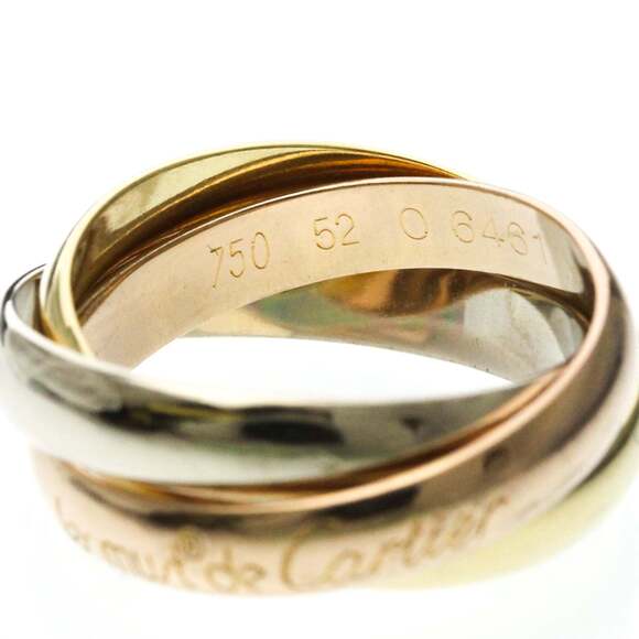 CARTIER Authentic 18k Gold Trinity Ring - Picture 7 of 8